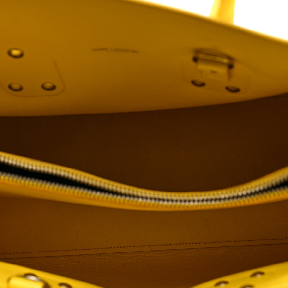 Saint Laurent Grained Calfskin Small Sac De Jour Jaune 4 of 8