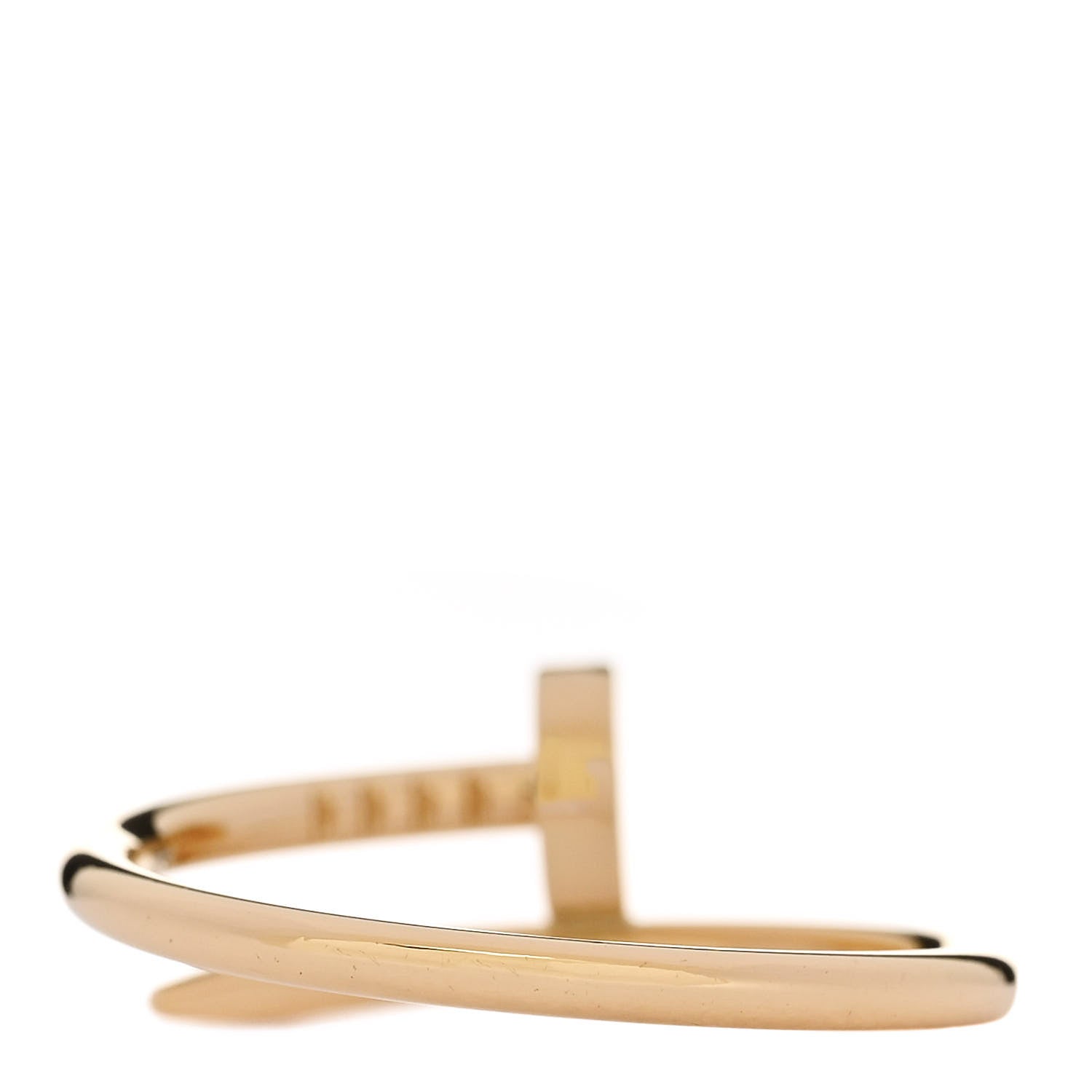 Cartier 18K Yellow Gold Small Juste Un Clou Ring 55 7.25 3 of 5