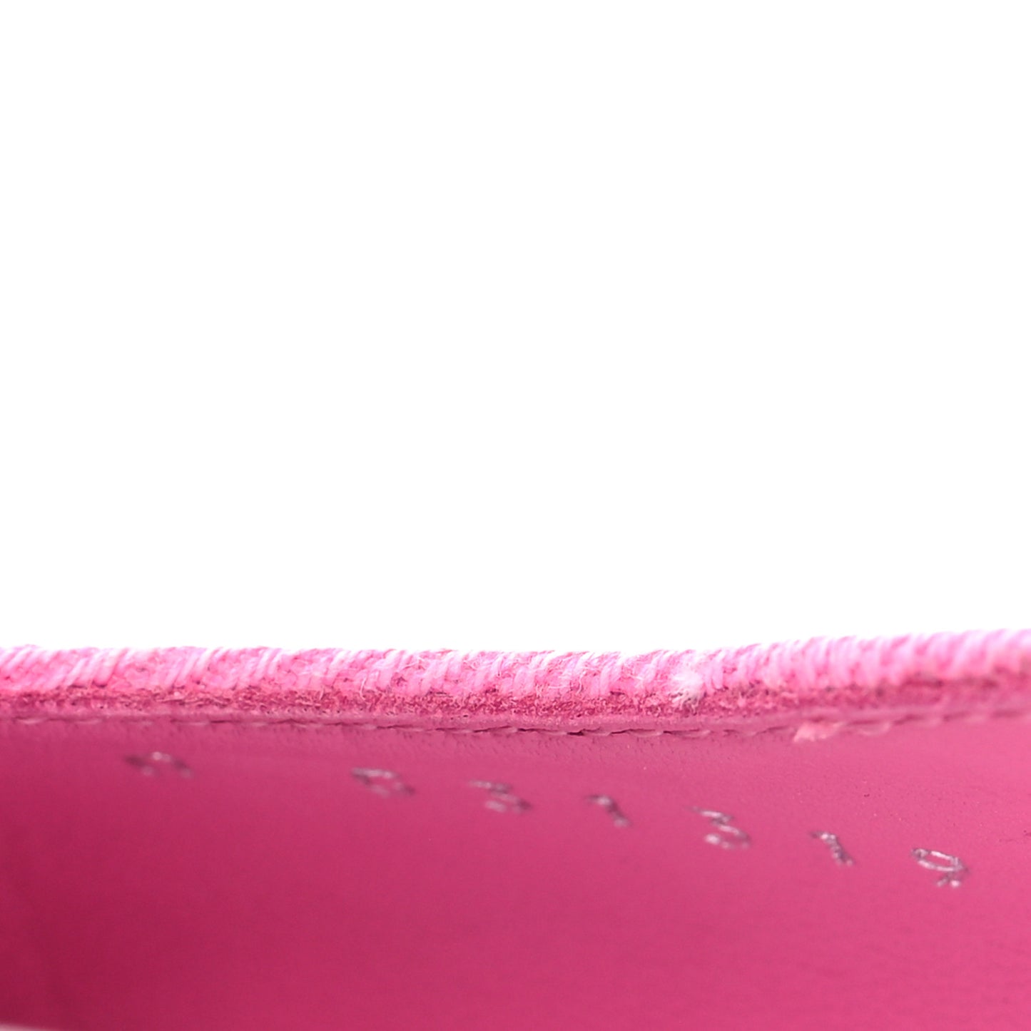 Denim Cap Toe CC Slingback Flat 36.5 Neon Pink