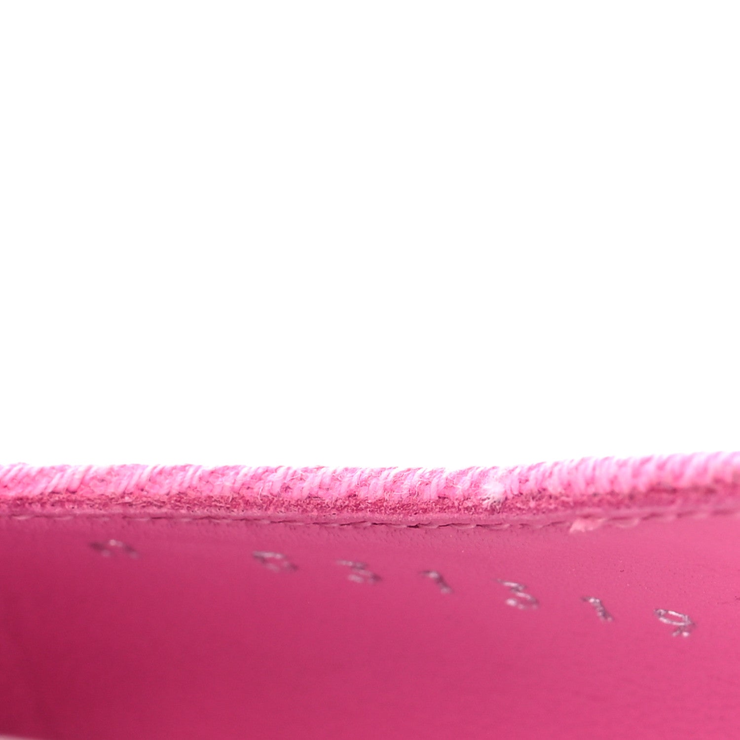 Chanel Denim Cap Toe CC Slingback Flat 36.5 Neon Pink 6 of 9