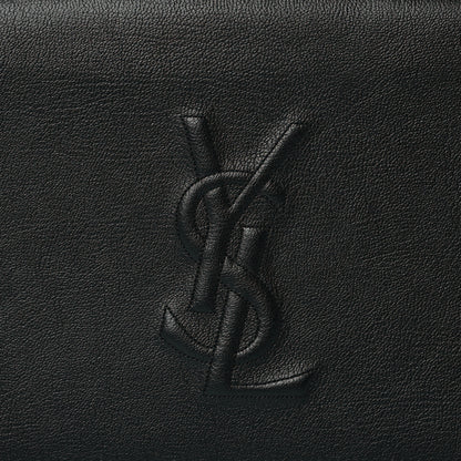 Saint Laurent Calfskin Monogram Large Belle De Jour Clutch Black 9 of 11