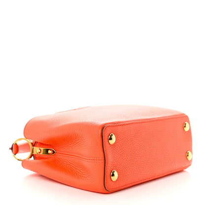 Louis Vuitton Taurillon Capucines BB Tonic Orange 4 of 10