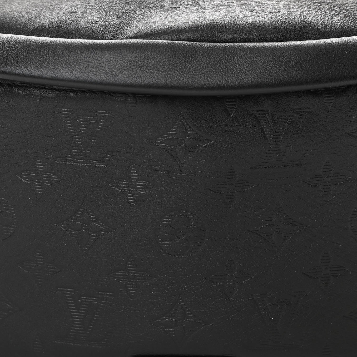 Louis Vuitton Calfskin Monogram Shadow Discovery Bumbag Black 7 of 9