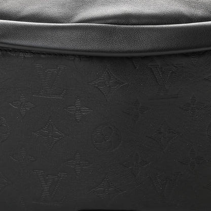 Louis Vuitton Calfskin Monogram Shadow Discovery Bumbag Black 7 of 9