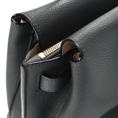 MCM Grained Calfskin Medium Milla Tote Phantom Grey 10 of 10
