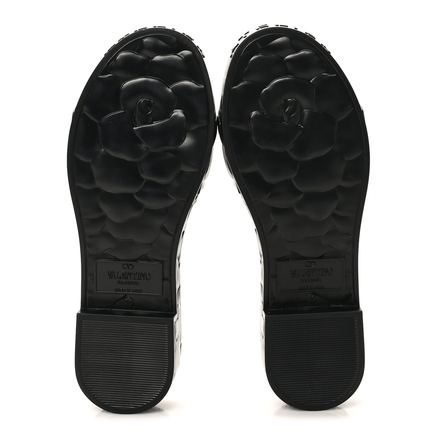 Rubber Atelier 03 Rose Edition 25/40mm Platform Slide Sandals 38 Black