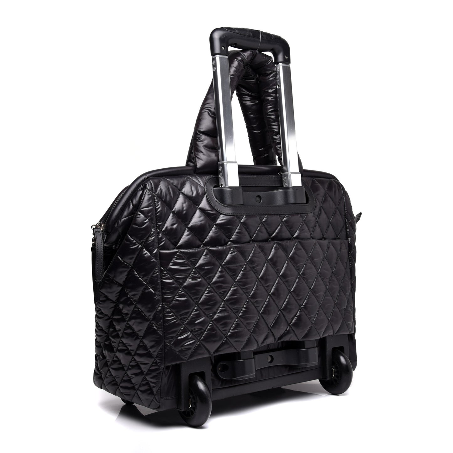 Nylon Quilted Coco Cocoon Trolley Black