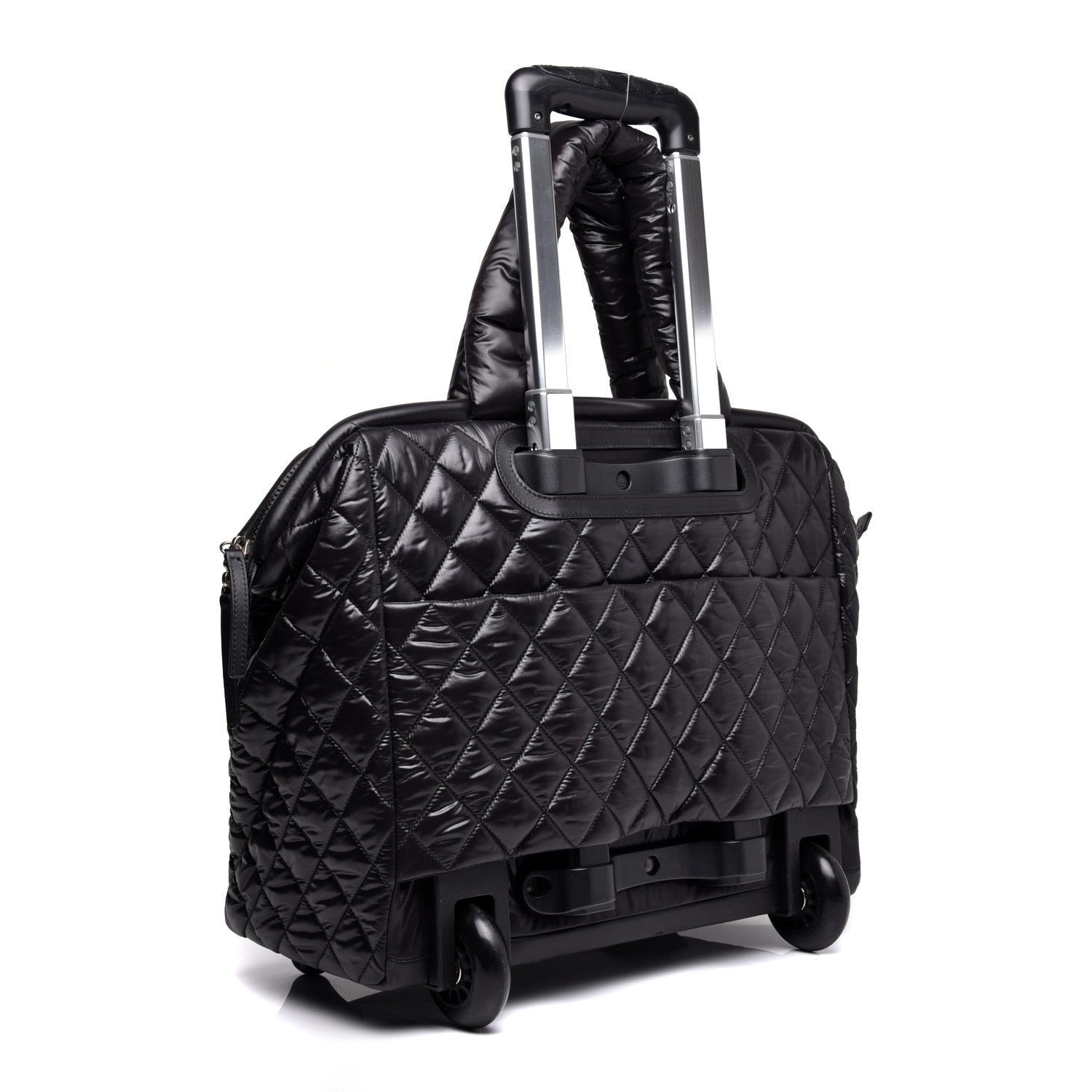 Chanel Nylon Quilted Coco Cocoon Trolley Black 2 of 17