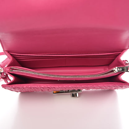 Prada Nappa Gaufre Mini Flap Begonia 5 of 7