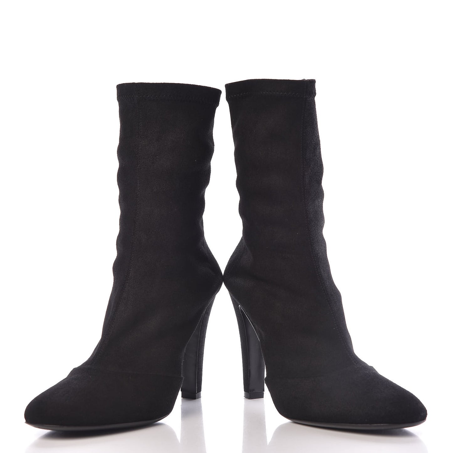 Suede Short Boots 38 Black
