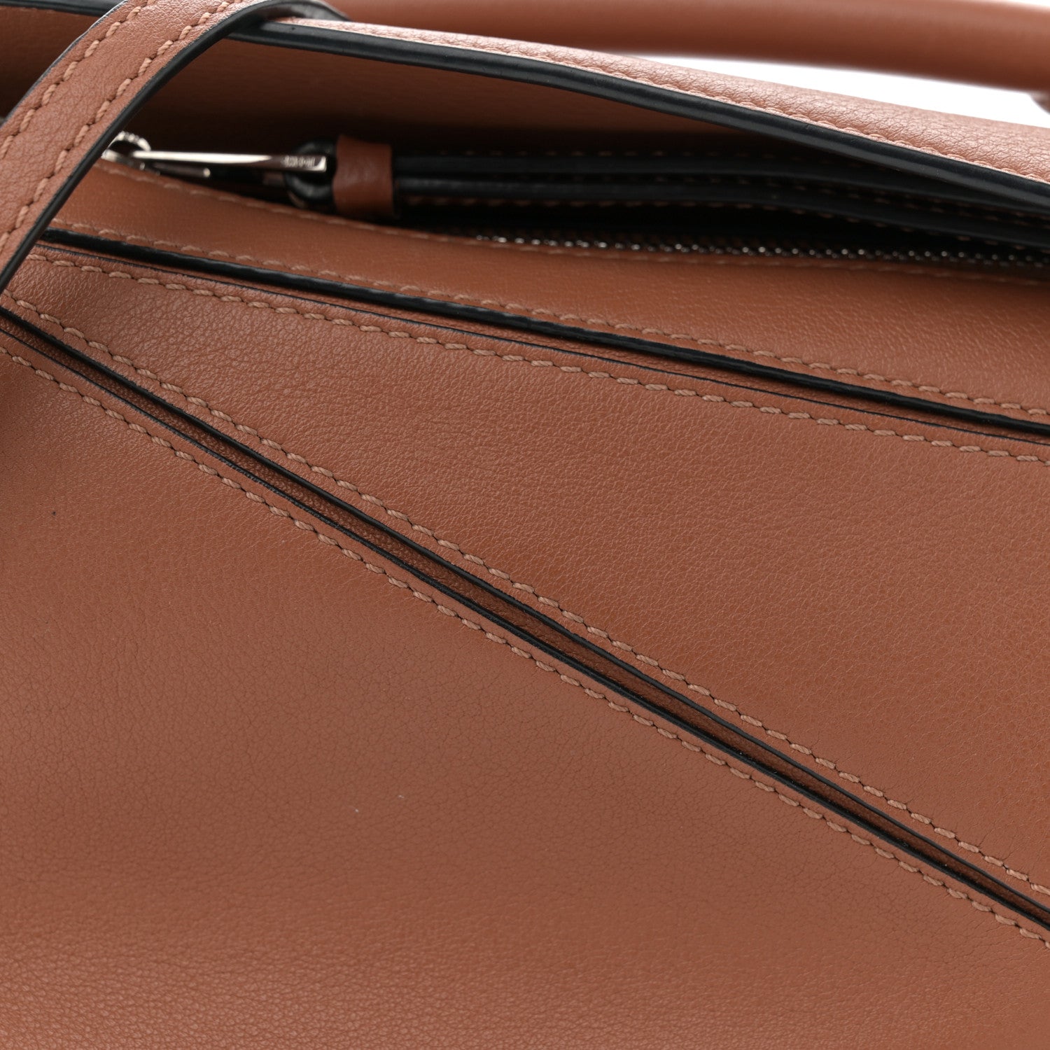 Loewe Calfskin Mini Puzzle Bag Tan 8 of 12
