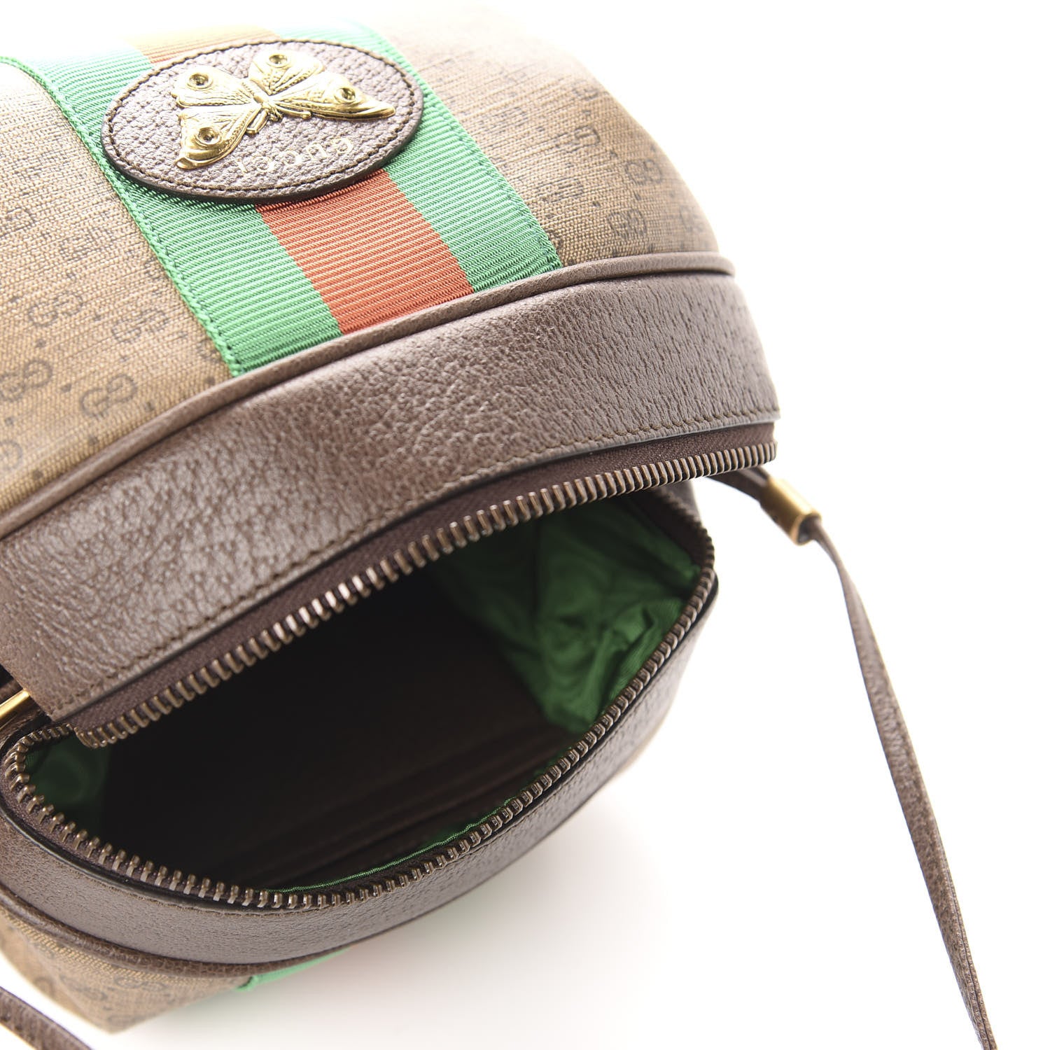 Gucci Mini Vintage GG Supreme Monogram Web Butterfly New Candy Crossbody Beige New Acero 5 of 11
