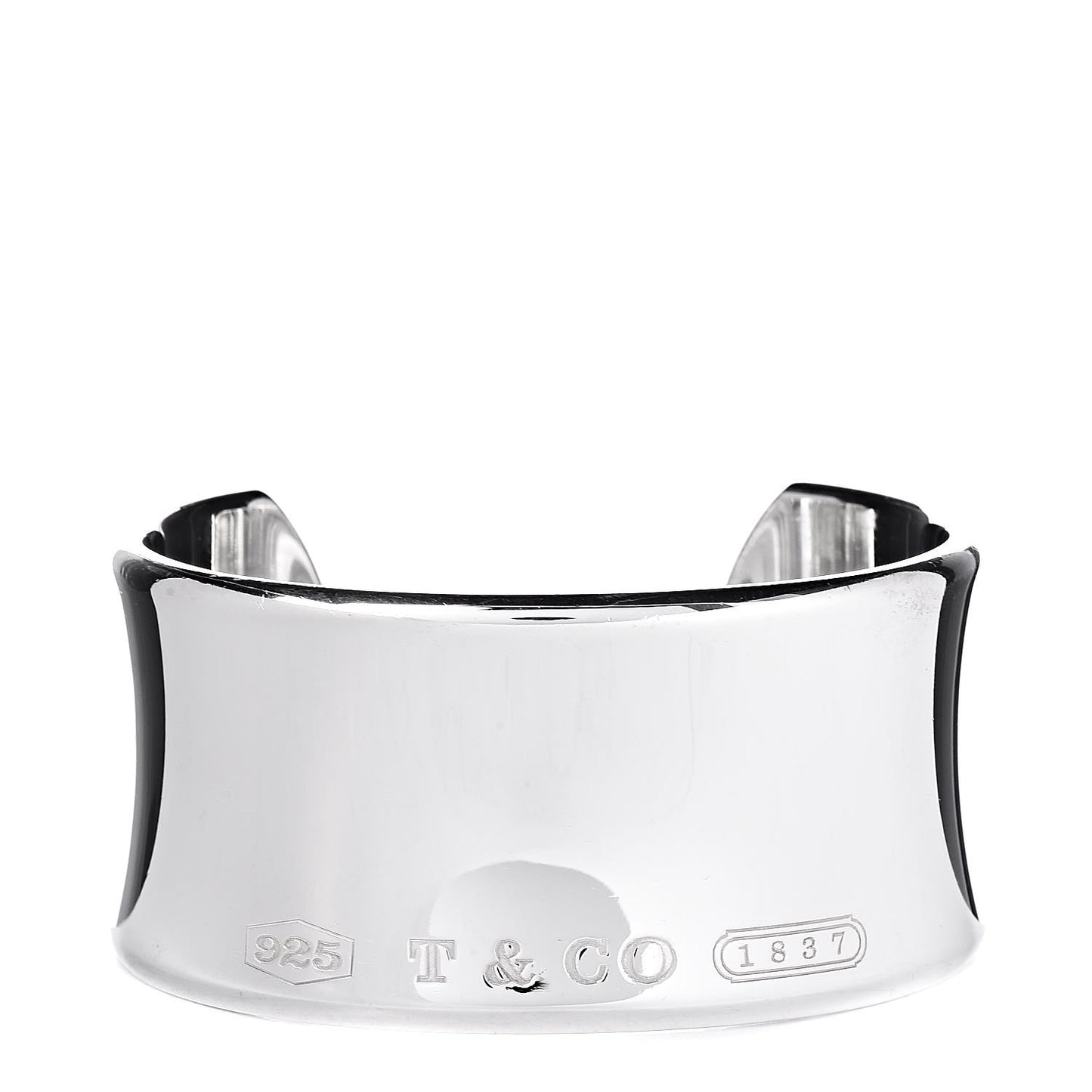 Sterling Silver Wide 1837 Cuff Bracelet