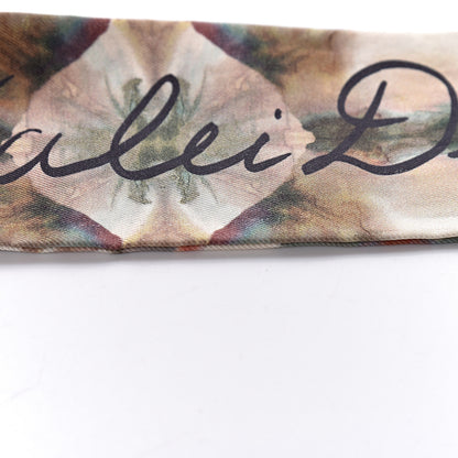 Christian Dior Silk KaleiDiorscopic Mitzah Scarf Deep Amaranth 3 of 6
