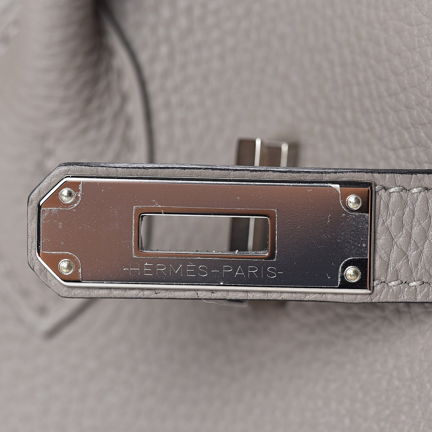 Togo Birkin 30 Gris Asphalte
