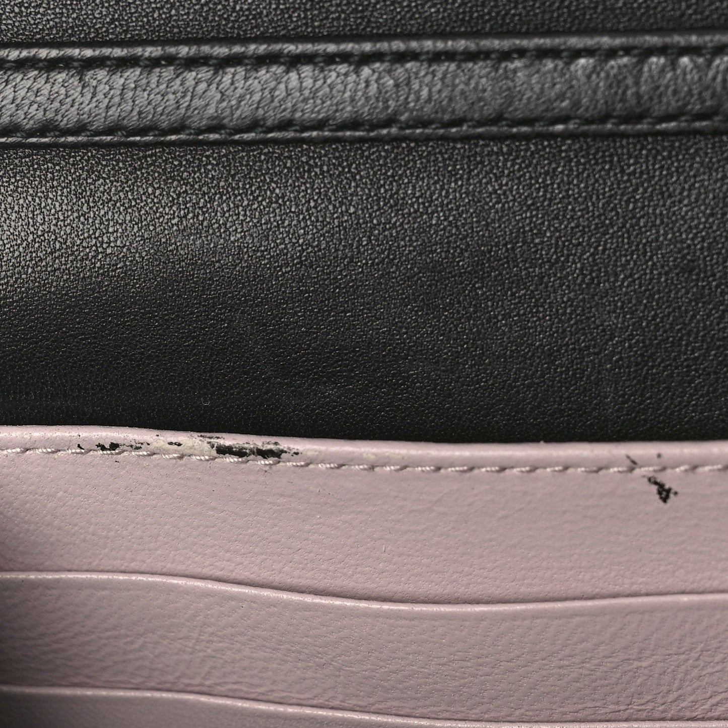 Lambskin Cannage Miss Dior Promenade Pouch Black