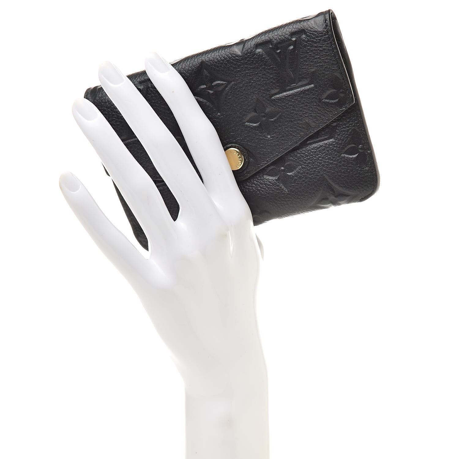 Louis Vuitton Empreinte Key Pouch Black 2 of 7