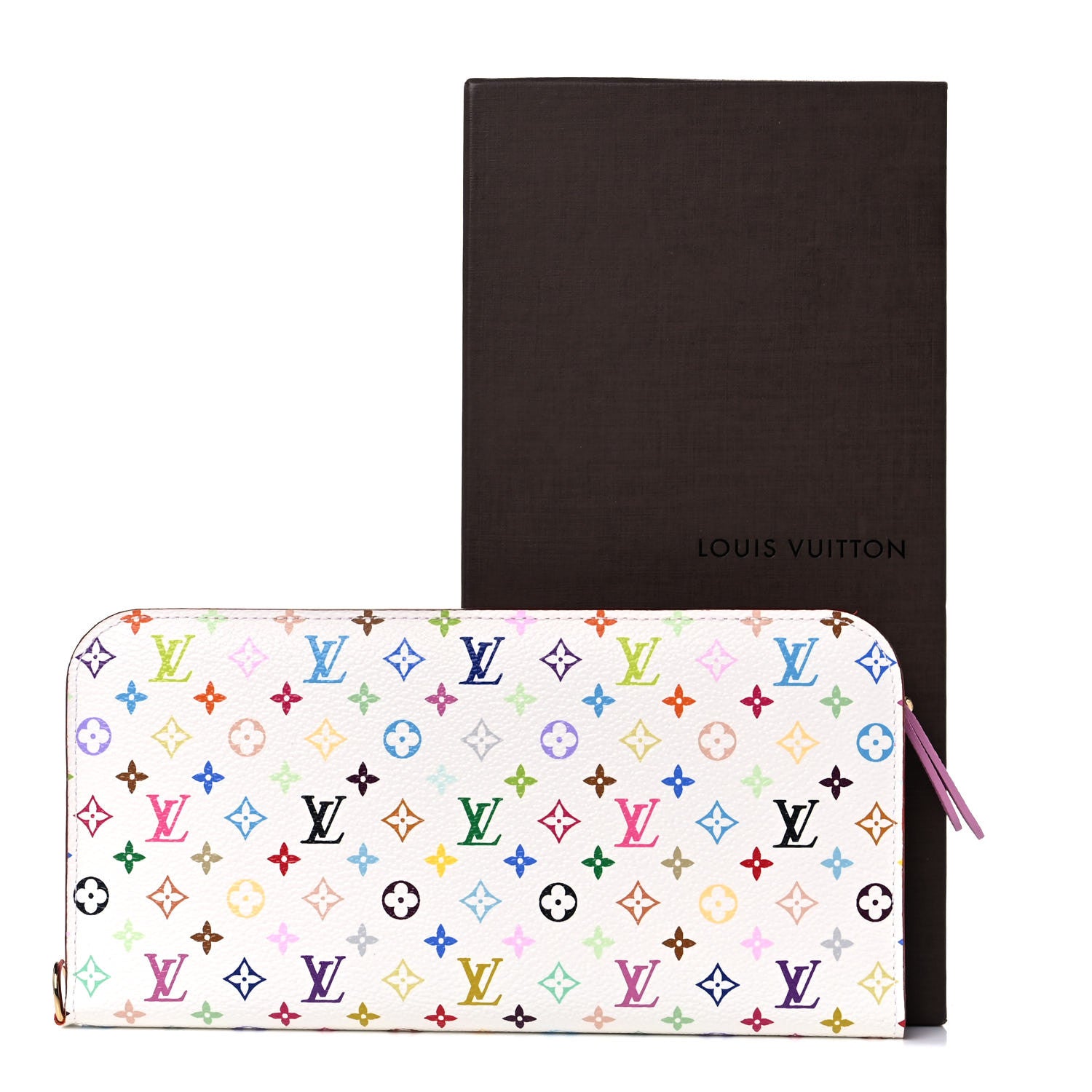Louis Vuitton Monogram Multicolor Insolite Wallet White Litchi 8 of 8