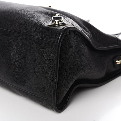 Balenciaga Chevre Gold Metallic Edge Hardware City Black 6 of 11