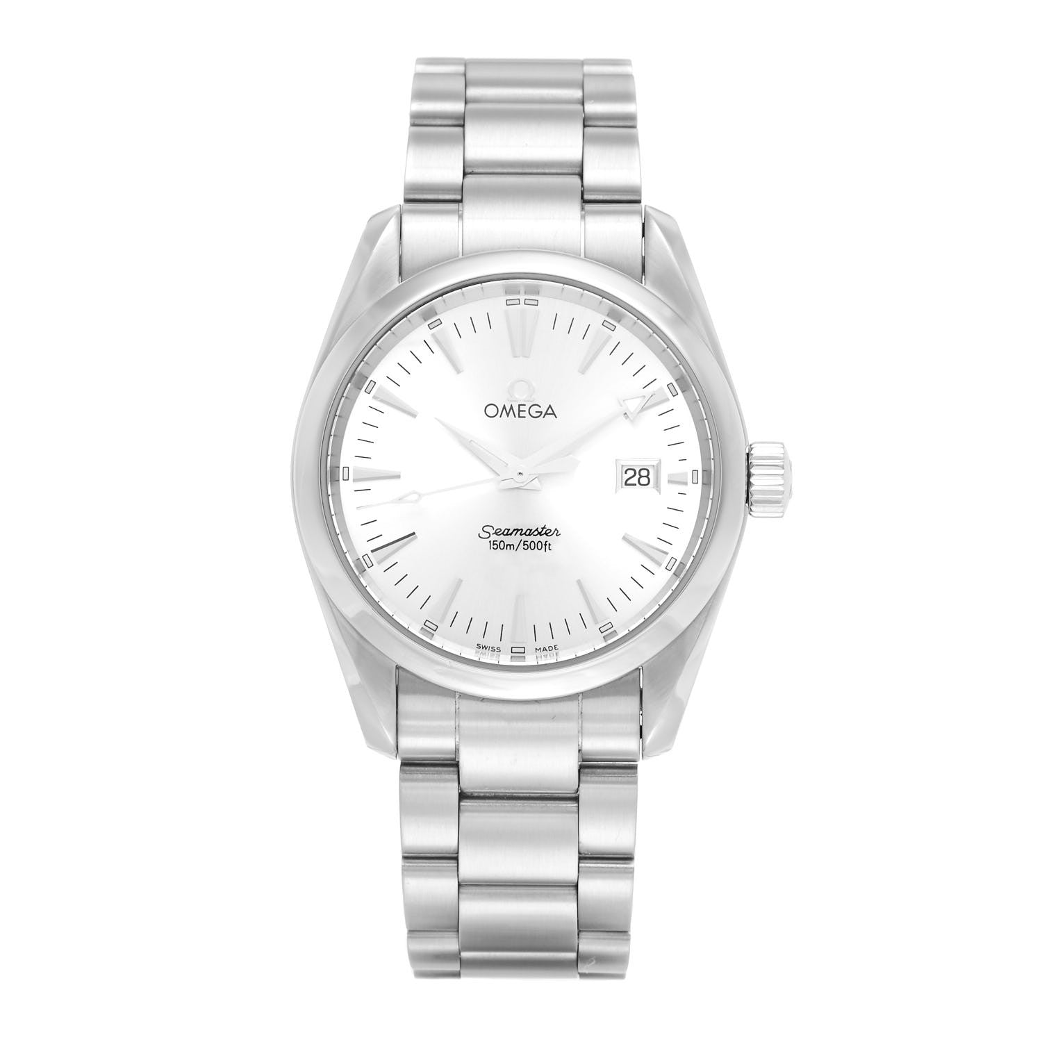 Omega Stainless Steel 36mm Seamaster Aqua Terra Quartz Watch 2518.30.00 1 of 4