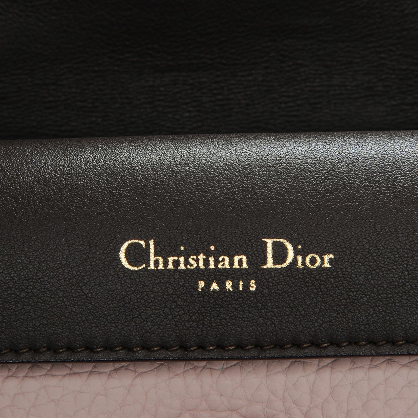 Bullcalf Mini Be Dior Flap Rose Poudre