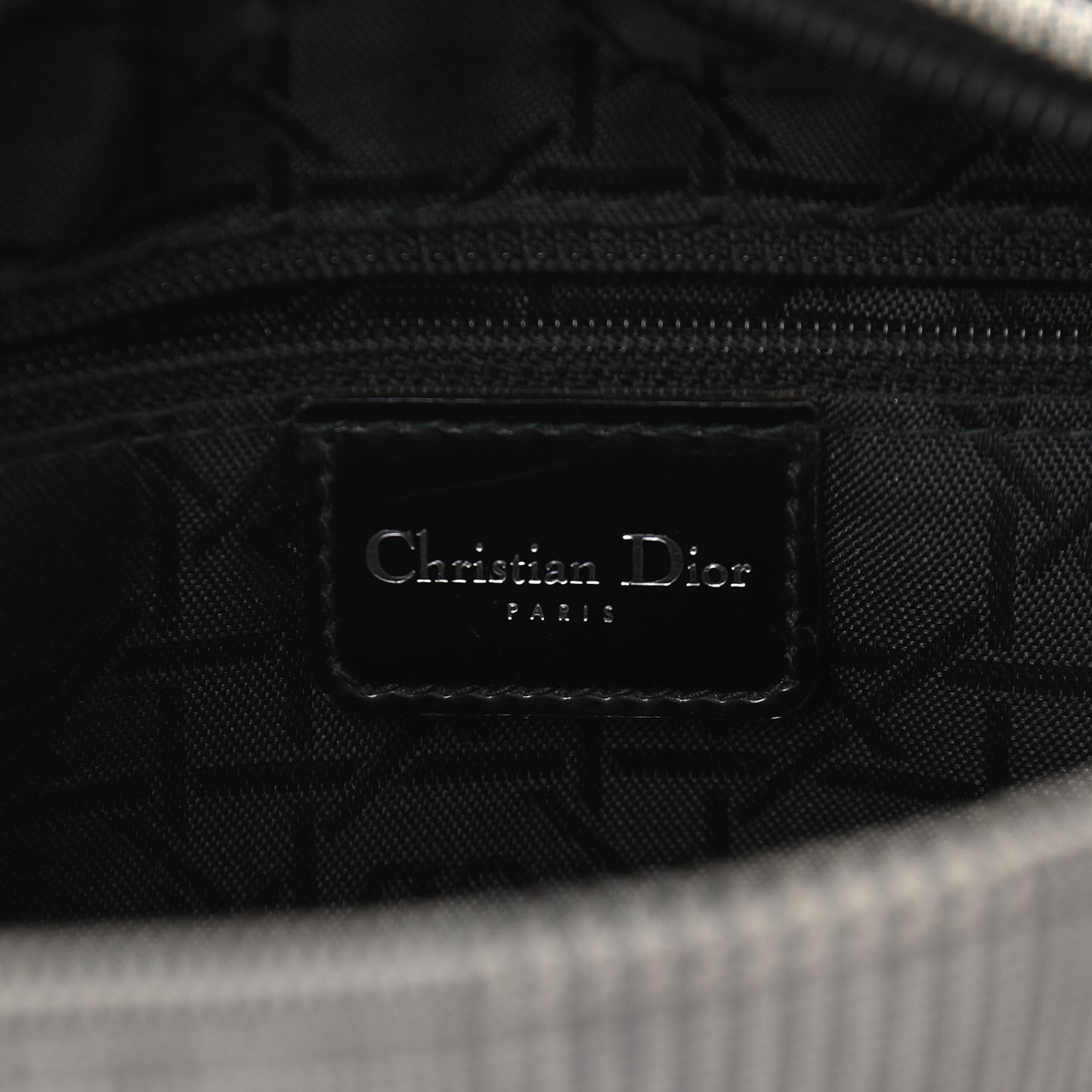 Patent Canvas Medium Lady Dior Black
