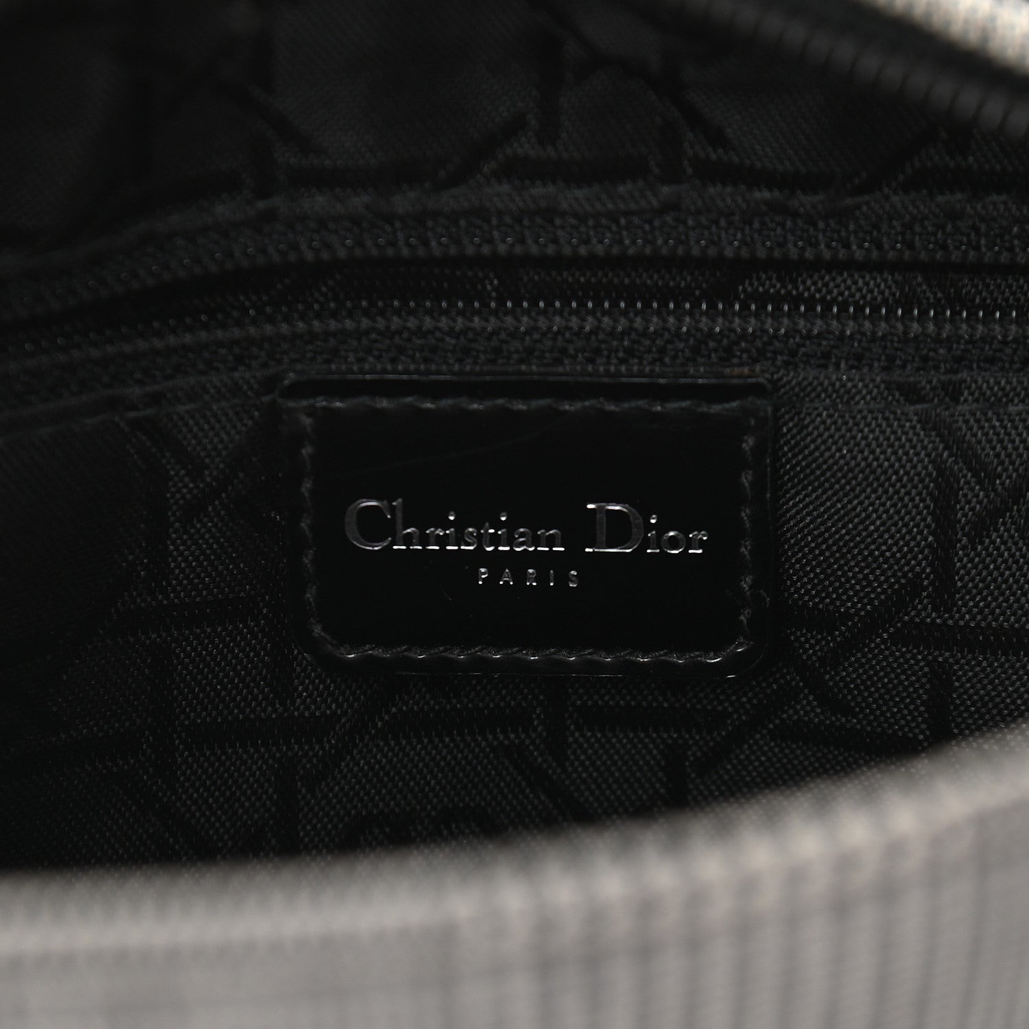 Christian Dior Patent Canvas Medium Lady Dior Black 6 of 9