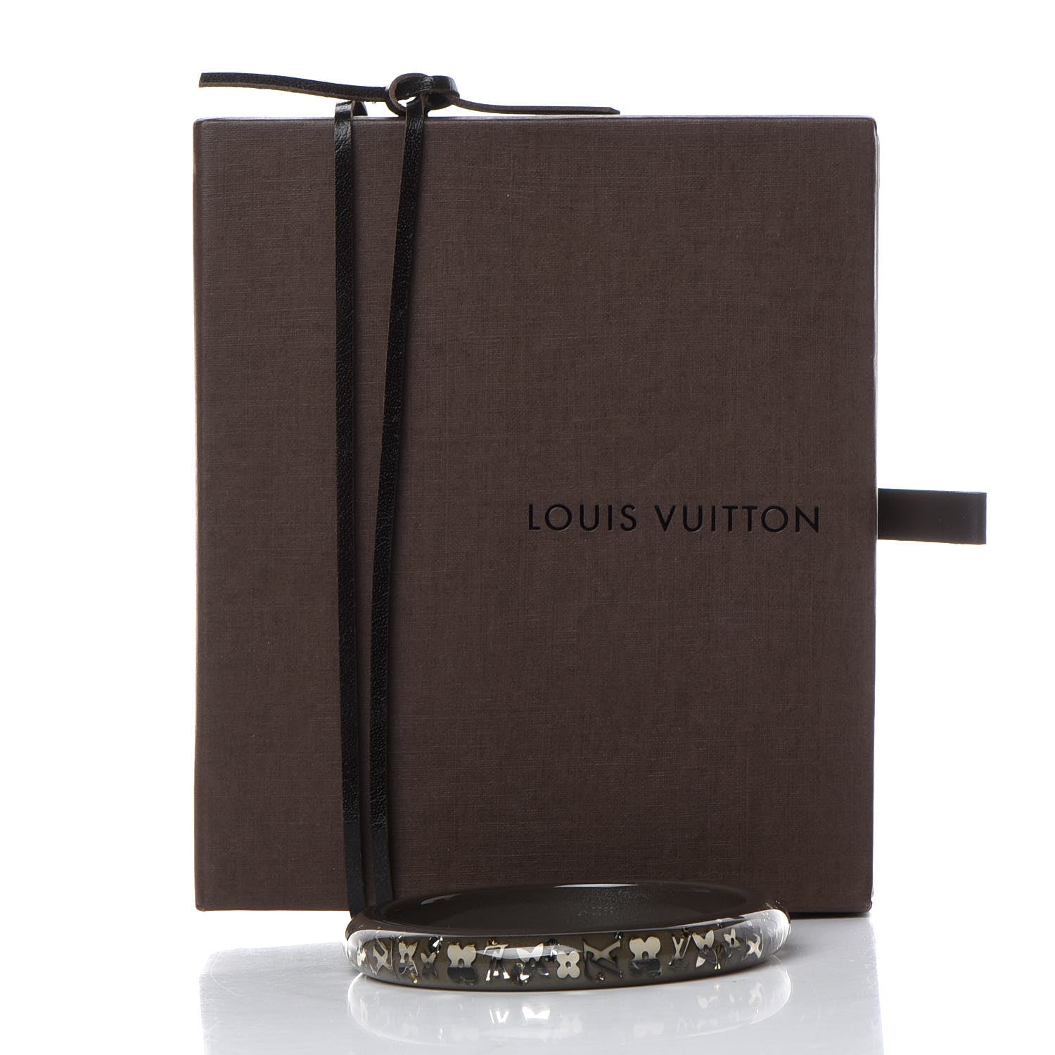 Louis Vuitton Resin Swarovski Medium Inclusion Bracelet PM Grey 5 of 5