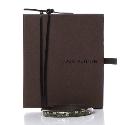 Louis Vuitton Resin Swarovski Medium Inclusion Bracelet PM Grey 5 of 5