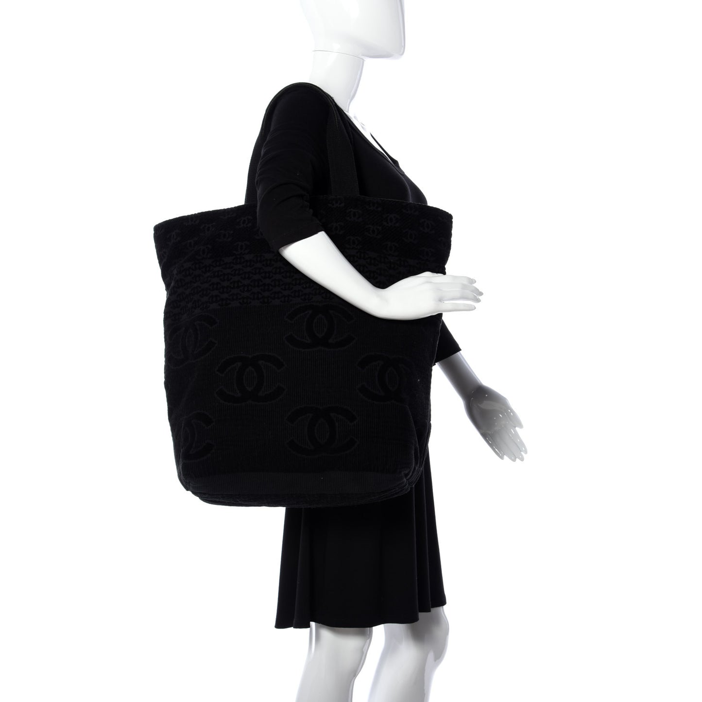 Terry Cotton CC Tote Black