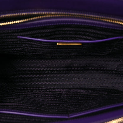 Prada Saffiano Medium Galleria Double Zip Tote Viola 5 of 8