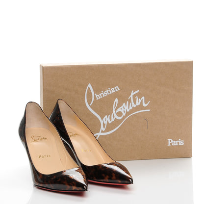 Louis Vuitton CHRISTIAN LOUBOUTIN Patent Tartaruga Decollete 554 70 Pumps 37 Testa Di Moro 8 of 8