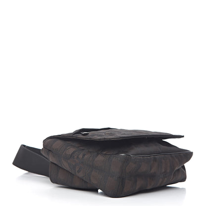 Chanel Nylon Travel Belt Bag Brown Black 4 of 10