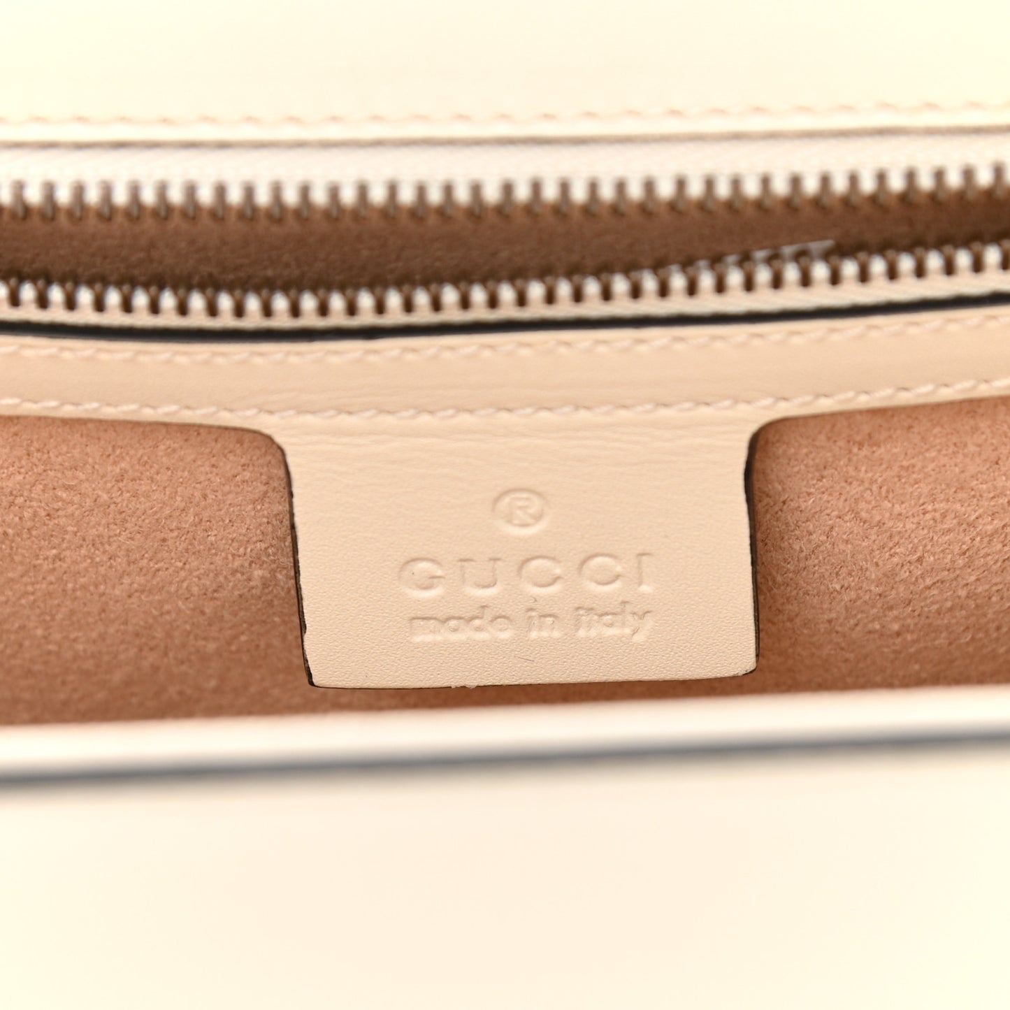 Calfskin Sylvie Web Queen Margaret Shoulder Bag Mystic White Black