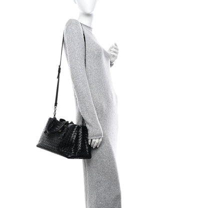 Bottega Veneta Nappa Intrecciato Small Roma Tote Black 2 of 13
