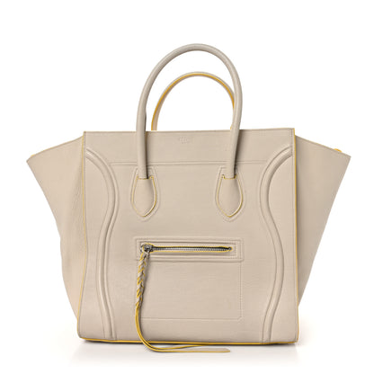 Celine Grained Calfskin Medium Phantom Luggage Powder 1 of 9