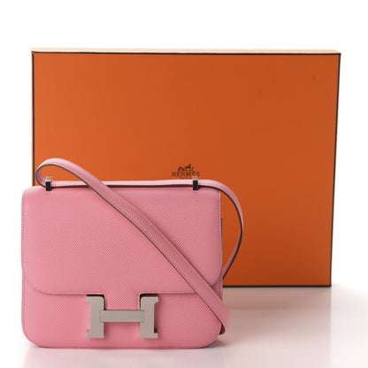 Hermes Epsom Constance 18 Rose Confetti 11 of 11