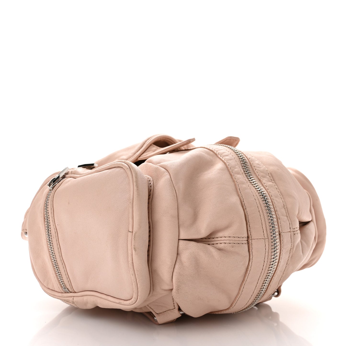 Lambskin Marti Backpack Bag Washed Pink Rhodium Hardware