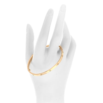 Cartier 18K Yellow Gold Small LOVE Bracelet 19 2 of 6