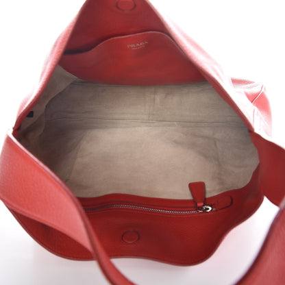 Prada Vitello Daino Hobo Lacca 5 of 8