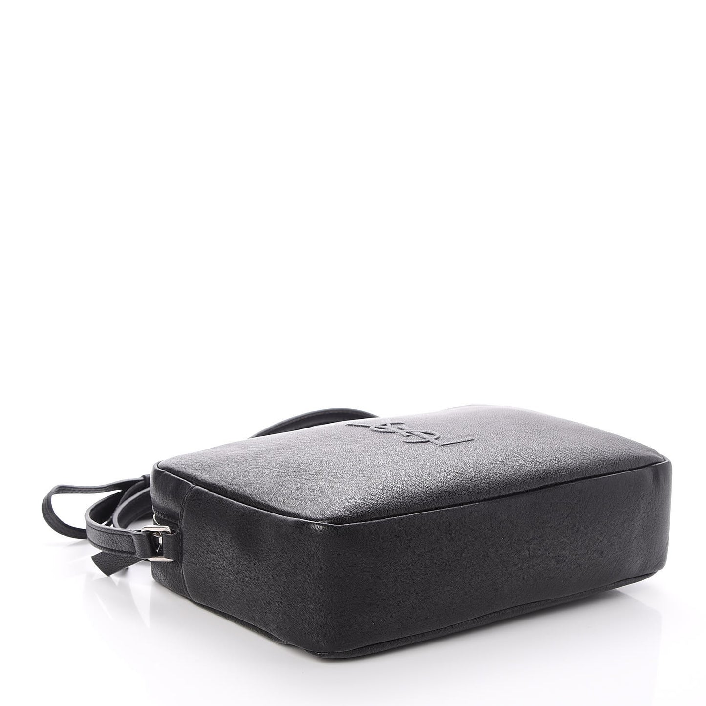 Lambskin Monogram Small Lou Camera Bag Black