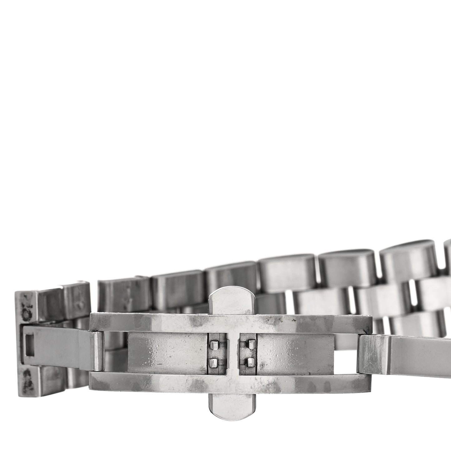 Stainless Steel 23mm 3600L Quartz Watch Black