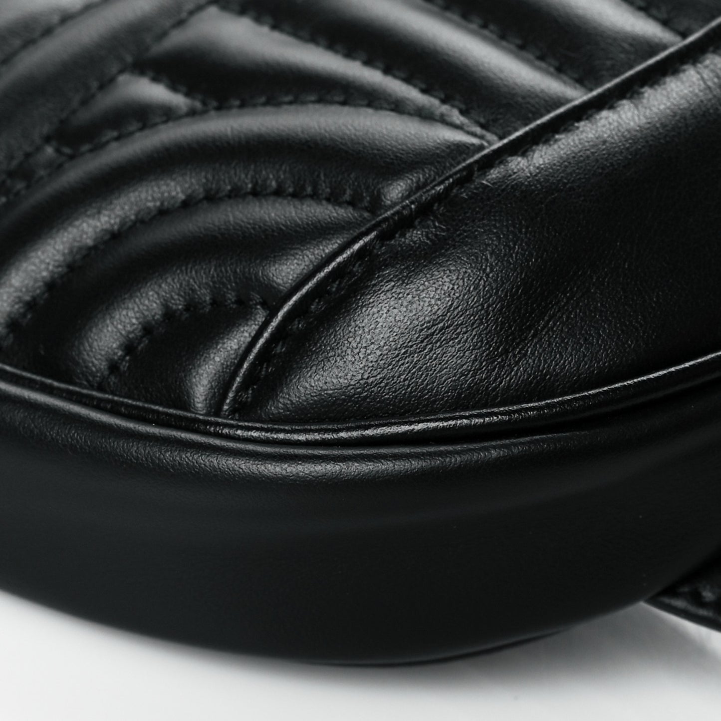 Soft Calfskin Impunture Diagramme Belt Bag Black