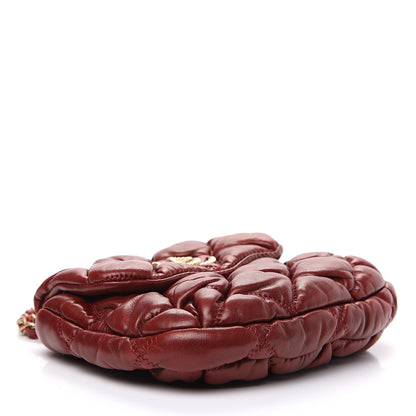 Chanel Lambskin Mini Bubble Quilt Flap Bordeaux 3 of 9