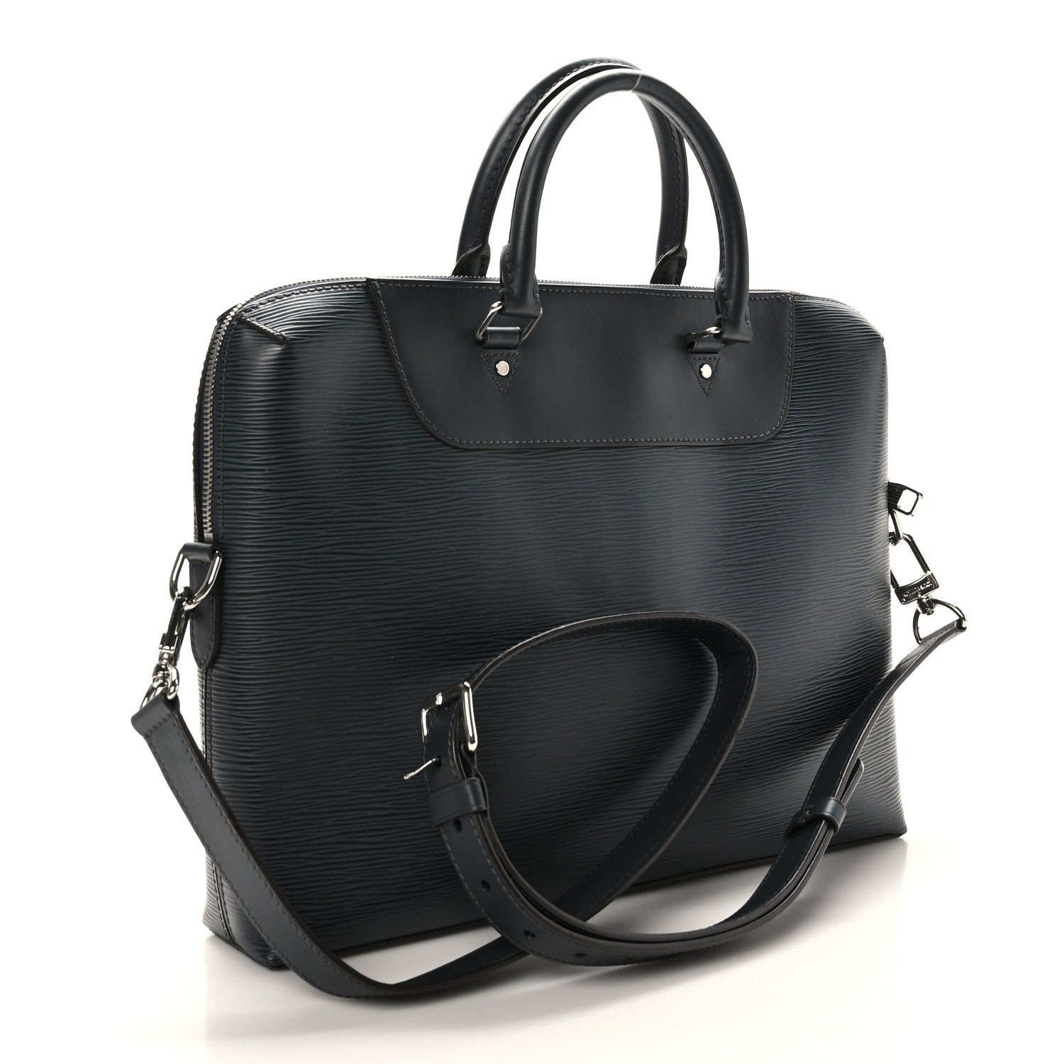 Louis Vuitton Epi Porte-Documents Jour Briefcase Bleu Nuit 3 of 8
