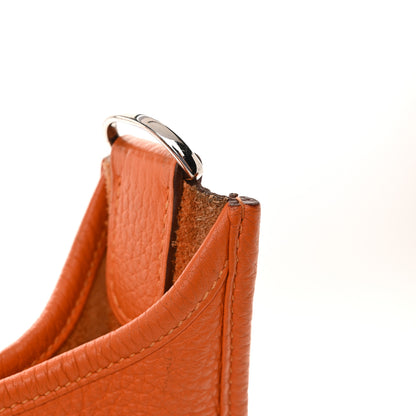 Hermes Taurillon Clemence Evelyne III GM Orange 13 of 15