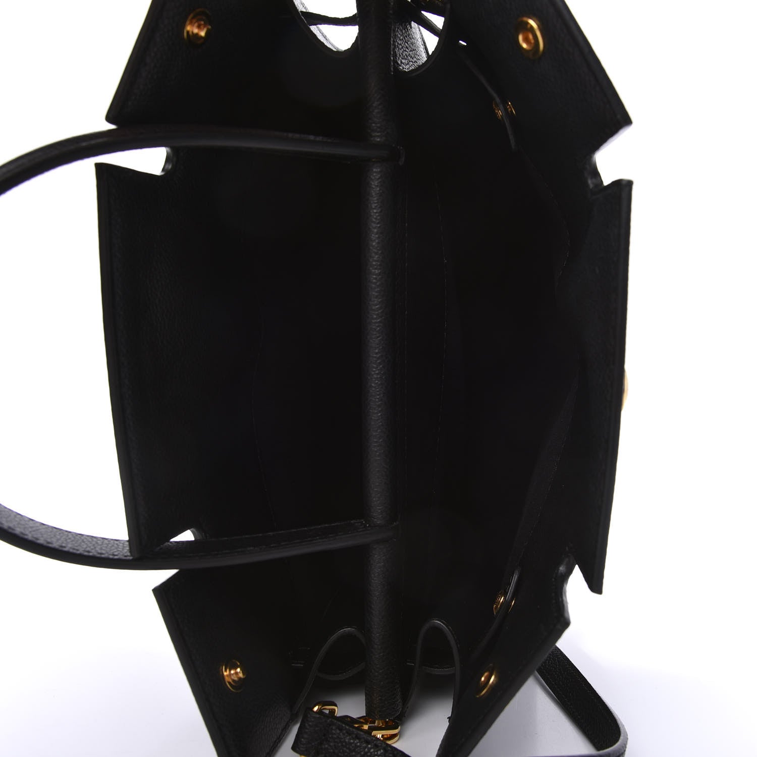Burberry Grainy Calfskin Small Title Bag Black 5 of 10