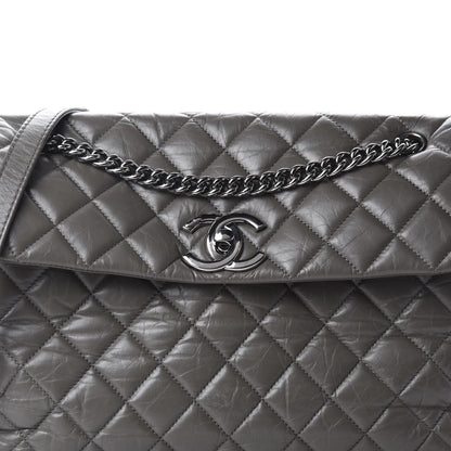Chanel Aged Calfskin Medium Lady Pearly Flap Grey 15 of 15