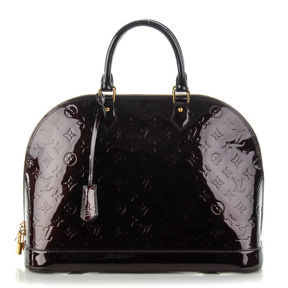 Louis Vuitton Vernis Alma GM Amarante 1 of 7