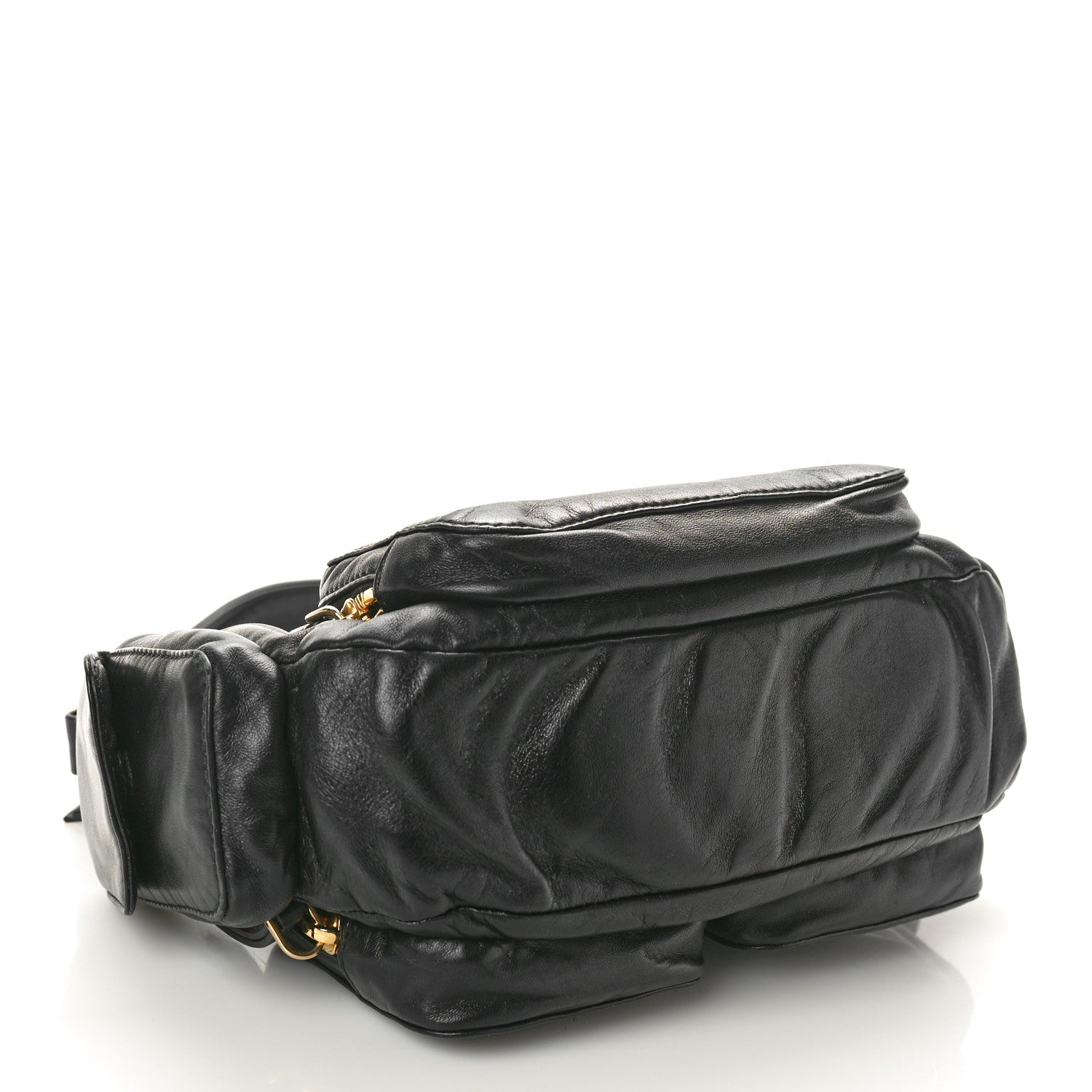 Miu Miu Nappa Multi Pocket Hobo Black 4 of 9